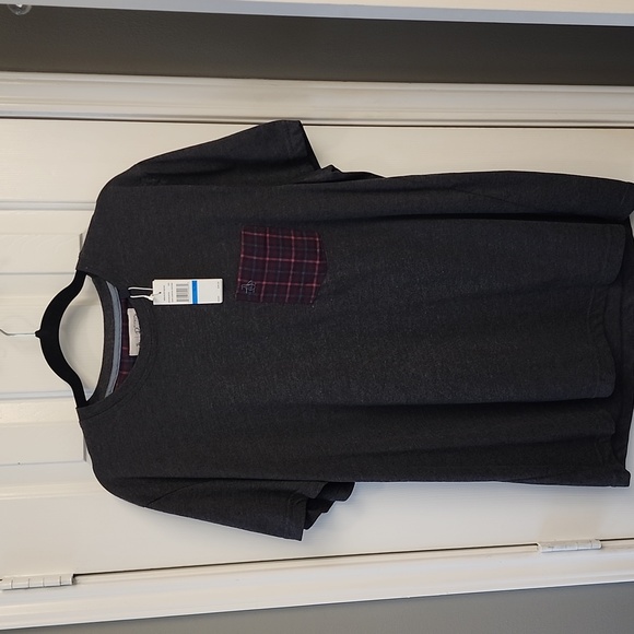 Original Penguin Other - PENGUIN MEN’S ROUNDNECK LEFT CHEST POCKET TSHIRT COLOR DARK GREY